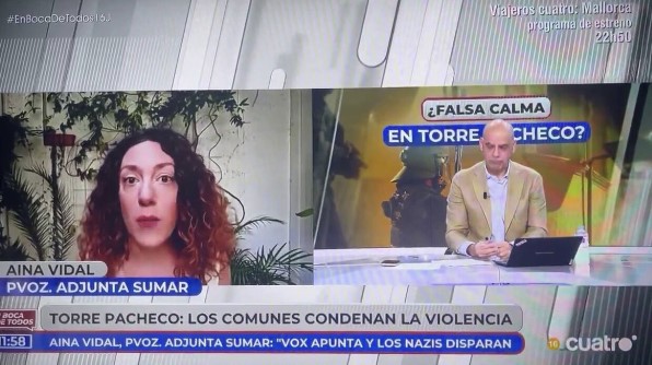 Esto ha ocurrido entre Nacho Abad y la portavoz de Sumar.
