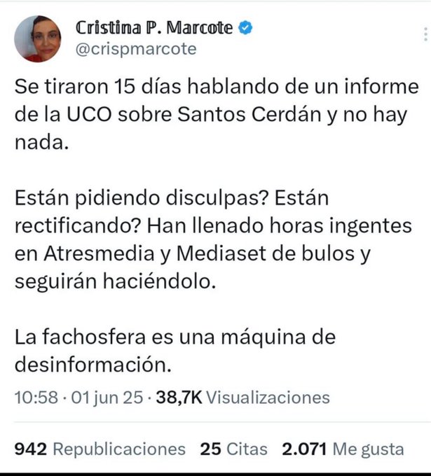 Los tuits del PSOE envejecen regular...