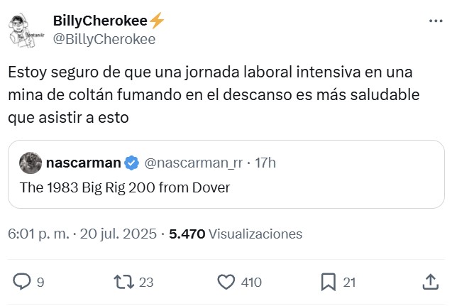 Big Rig 200, Dover (1983)