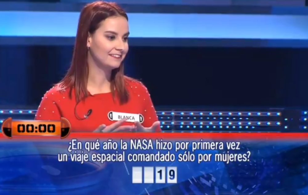 Never forget cuando una participante de Ahora Caigo plantó a la NASA en la Edad Media.
