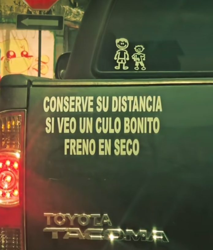 Razón de peso para mantener la distancia de seguridad.