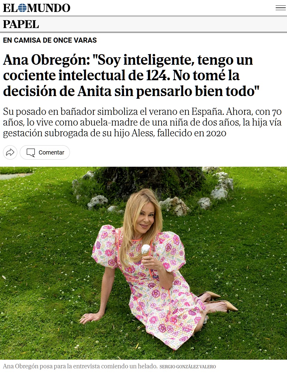 Veo un patrón en las mujeres que van fardando de cociente intelectual...