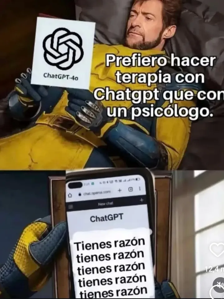 Y por esto nunca hay que delegar la salud mental en un tipo que cobra por las veces que vas, y no por los resultados que obtiene.