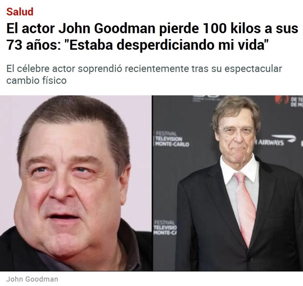 John Goodman se pasa al bando de la "gordofobia infernal".