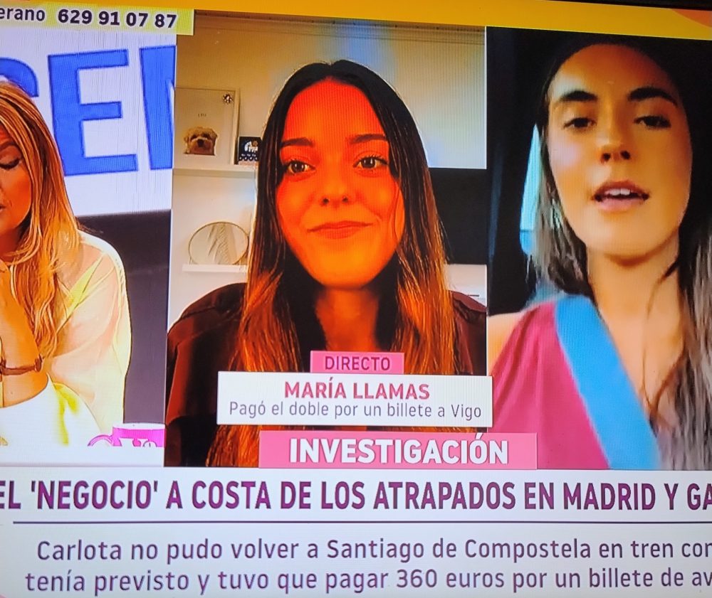 Un apellido muy apropiado para hablar de los retrasos por los incendios...