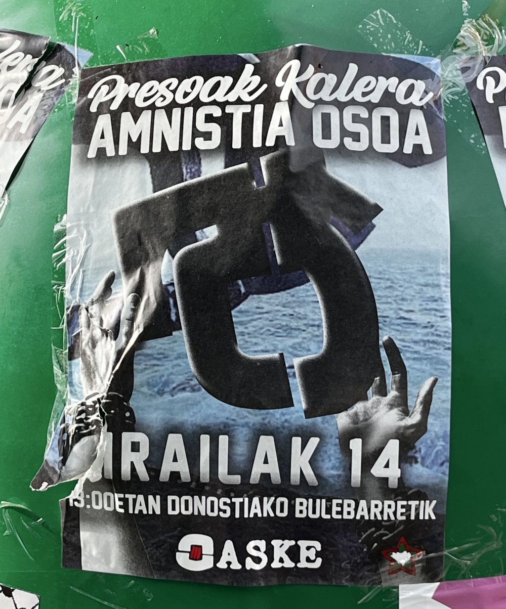 Las fiestas de Vitoria se plagan de propaganda a favor de los presos de ETA.