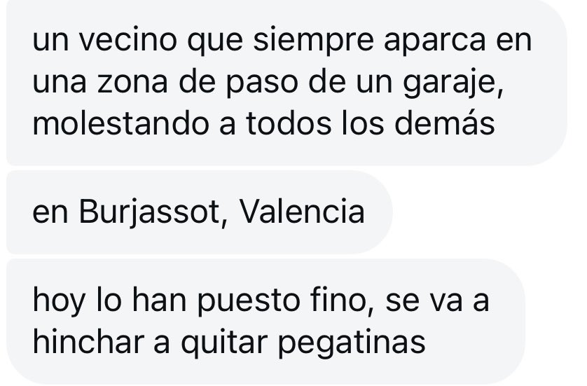 Vecinos colegas que te decoran el coche (Burjassot, Valencia)