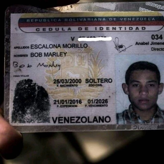 Nombres venezolanos que en cualquier otro país conllevarían pena de prisión para los padres.