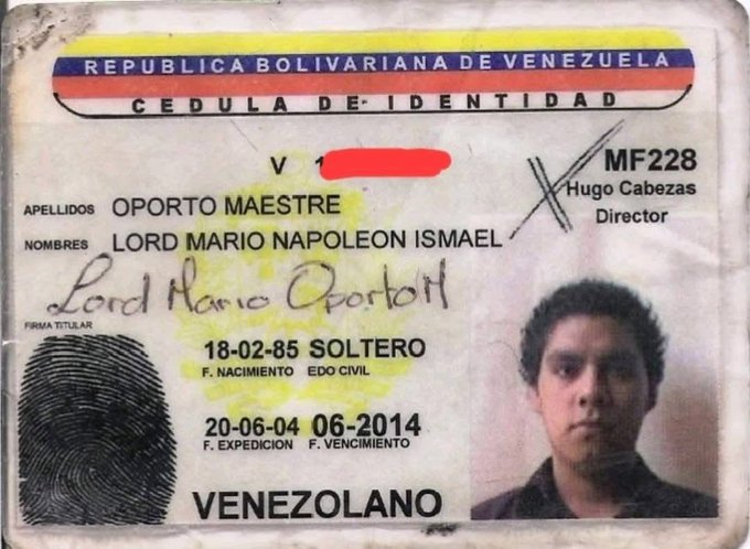Nombres venezolanos que en cualquier otro país conllevarían pena de prisión para los padres.