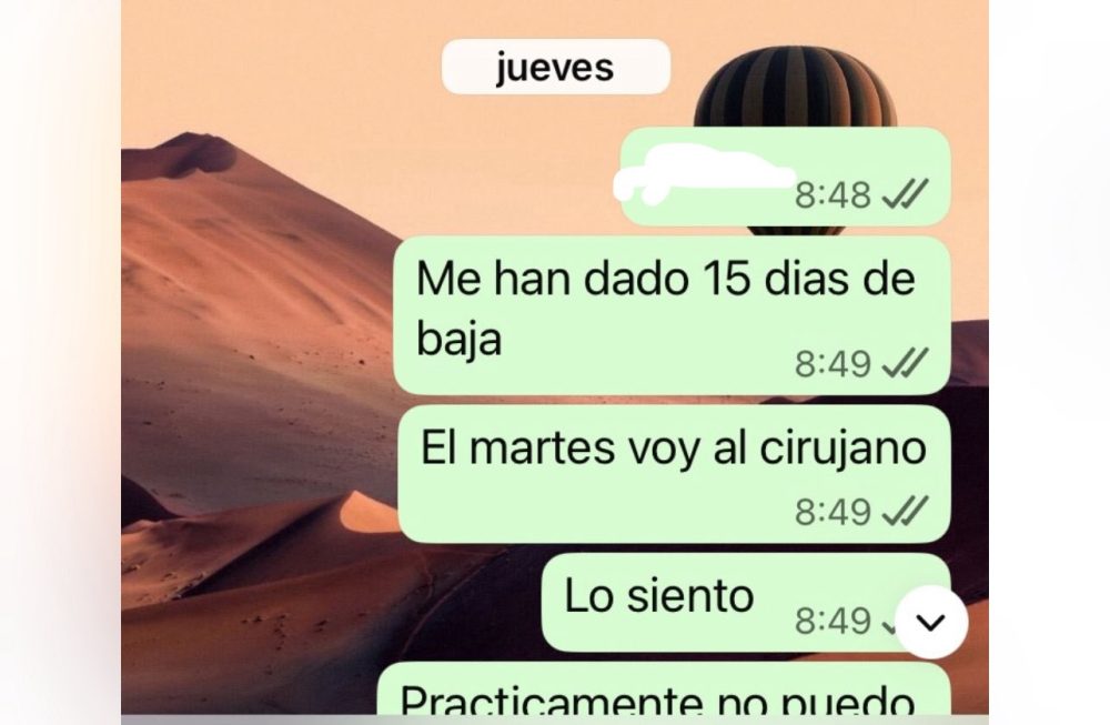 Prohibido enfermar.
