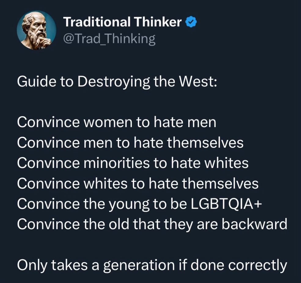 La guía para destruir Occidente.