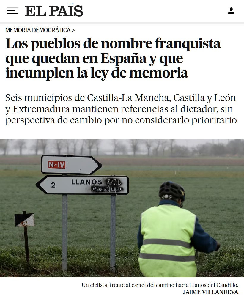 Me parece irónico que una "ley de memoria histórica" se ocupe de borrar el rastro de la historia.