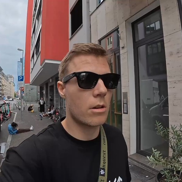 Qué bien está el centro de Frankfurt, Alemania, la capital financiera de Europa...