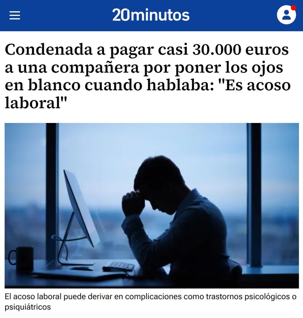 30.000 euros por poner los ojos en blanco.