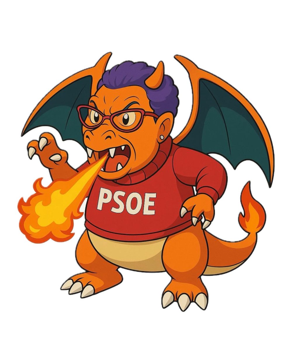 Evoluciones de una Charo.