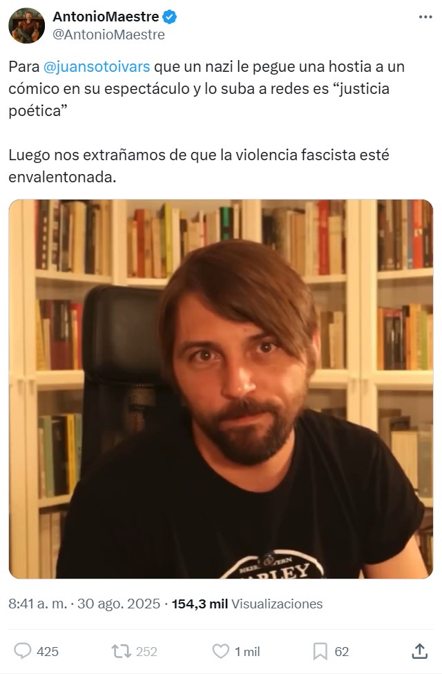 Ni un día sin Antonio Maestre haciendo el ridículo.