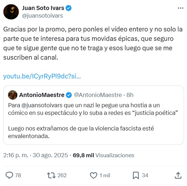 Ni un día sin Antonio Maestre haciendo el ridículo.