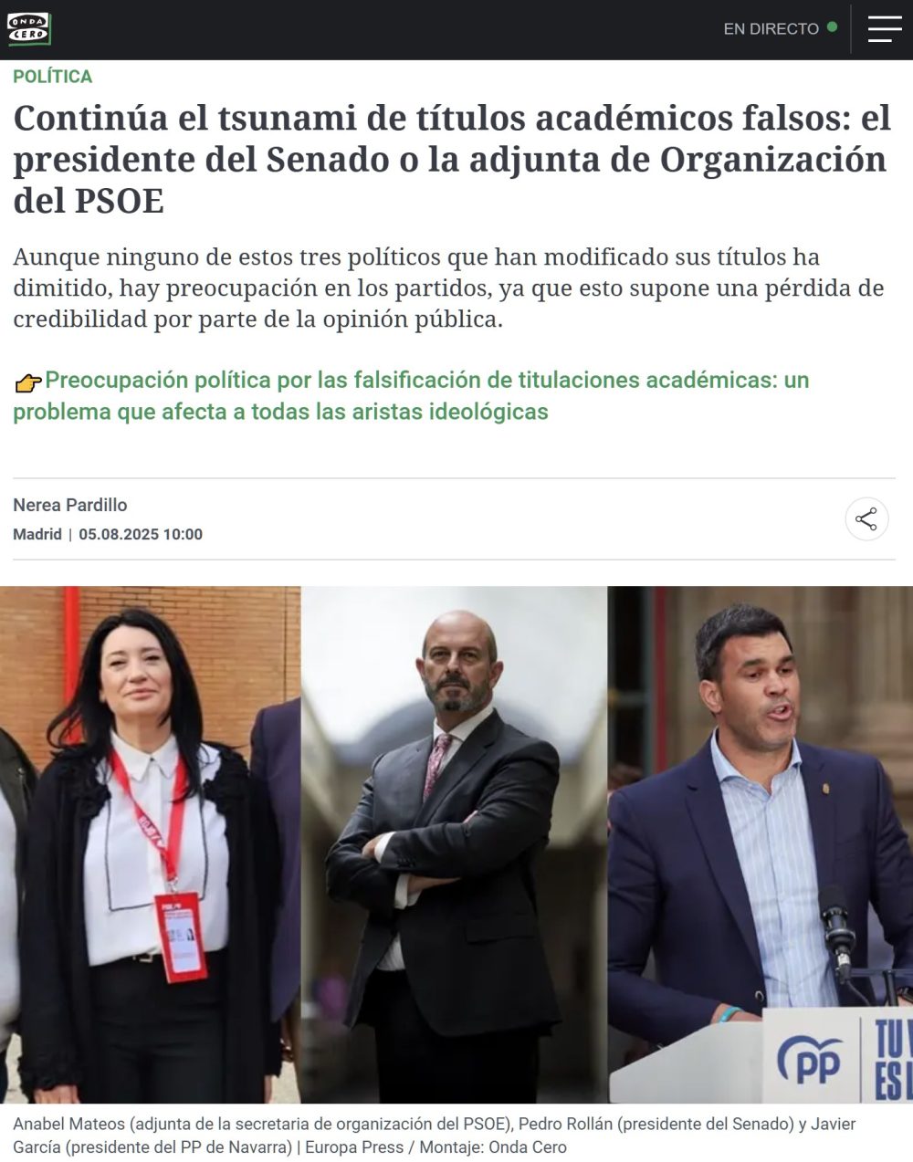 El PSOE ha abierto una caja de pandora llena de mіerda que le está salpicando en la cara a diario.