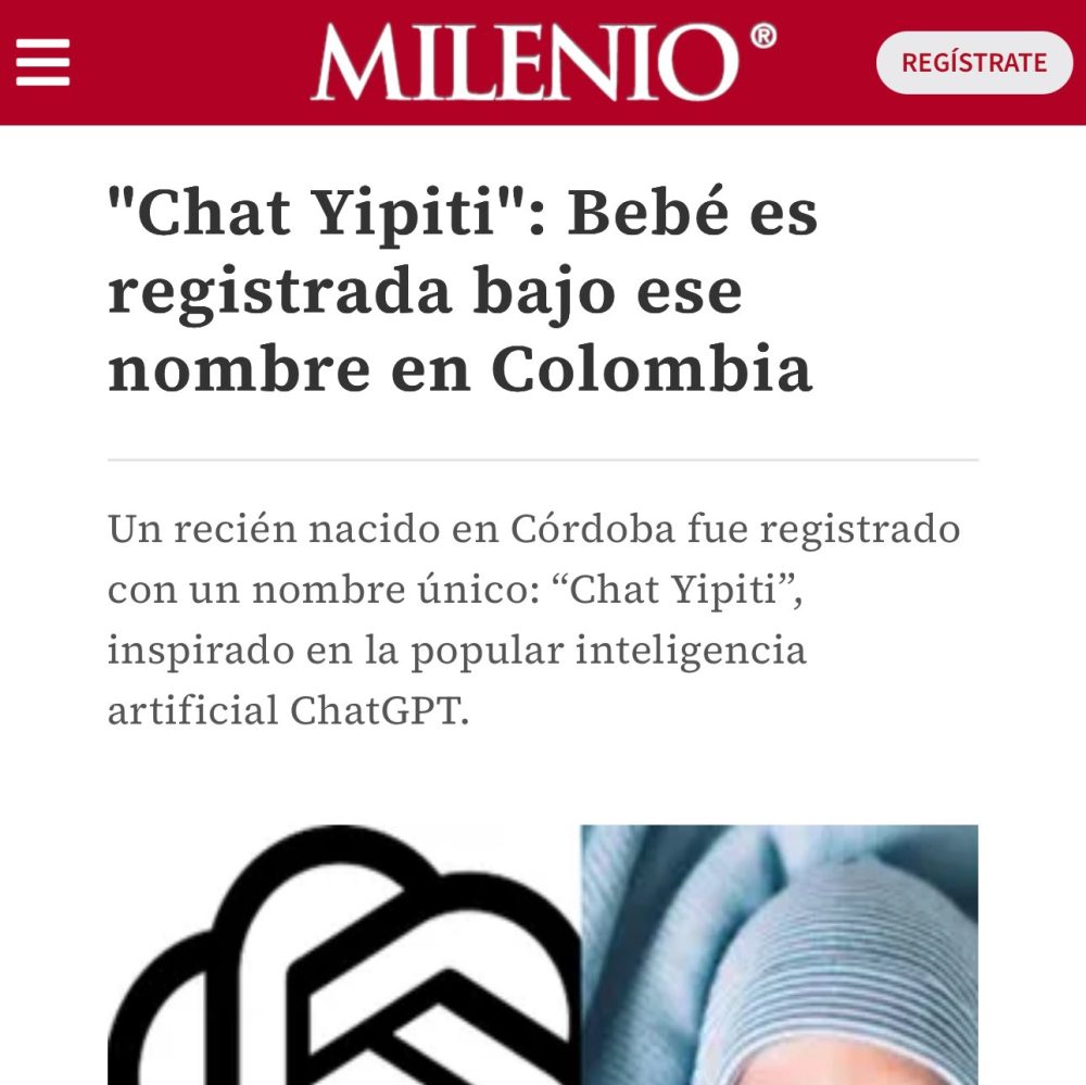 Poniéndole nombre de sabio moderno a tu hijo.