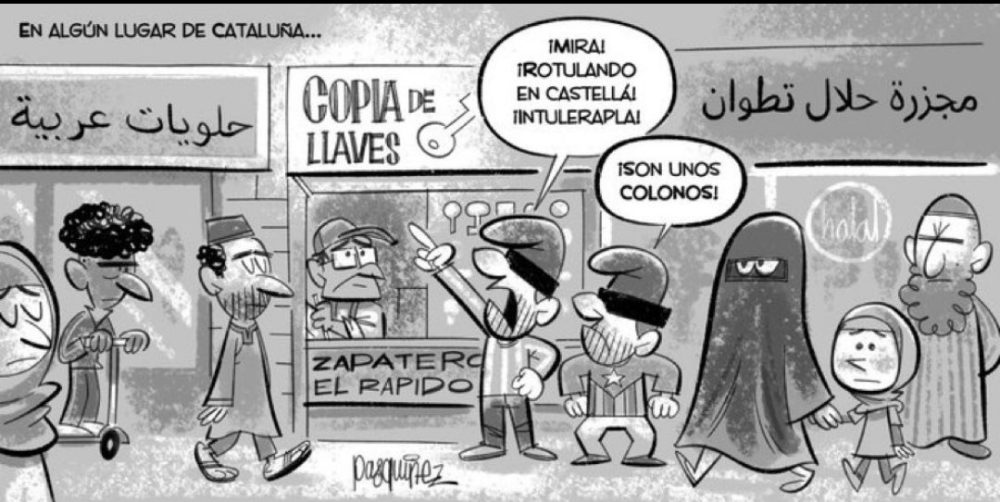 Vandalizan una heladería argentina en Barcelona por no atender en catalán.