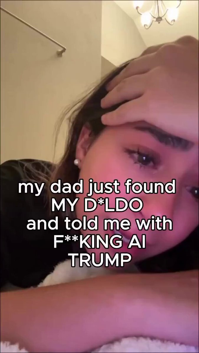 Encuentra el vibrador de su hija en el baño y se lo hace saber con un vídeo de Trump hecho con IA.