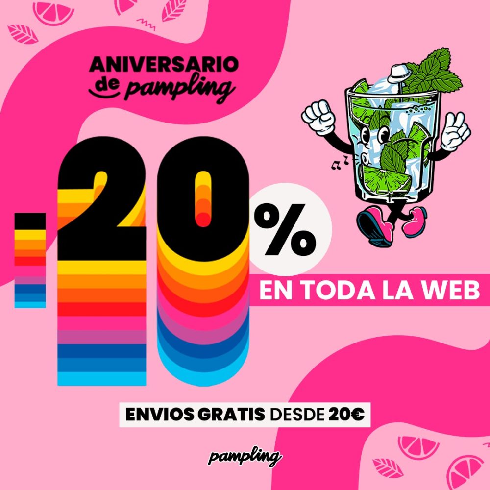 Pampling celebra su aniversario con un 20% de descuento en toda la web.