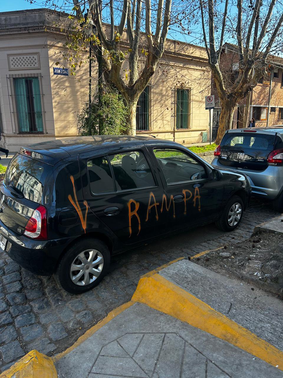 El barrio amaneció tranquilo.