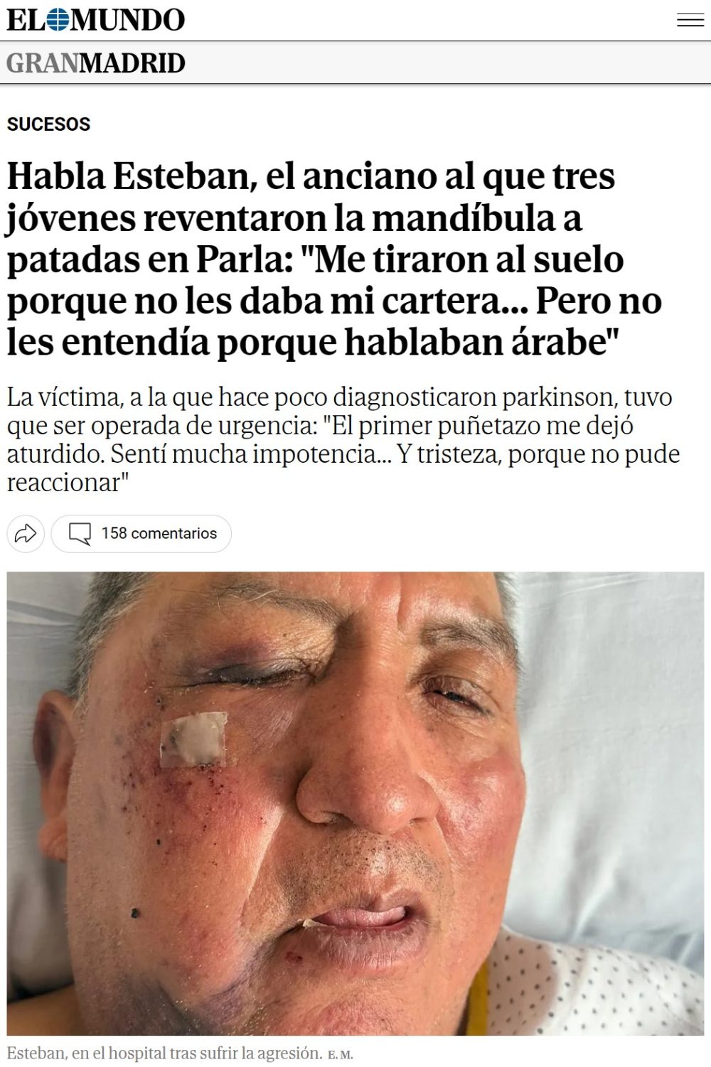 El hastío supera nuestras fronteras.