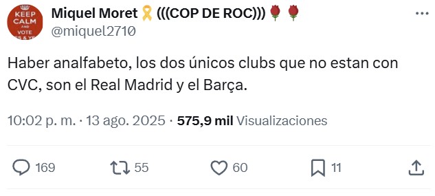 El tuit importante del día.