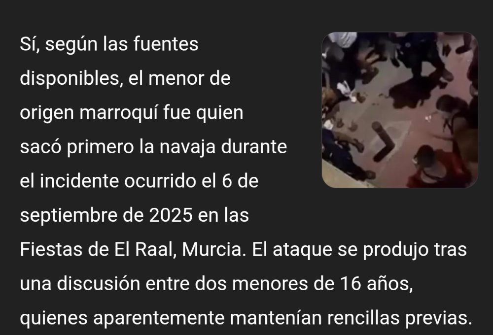 Un padre y su hijo de 16 años han sido detenidos por apuñaIar a otro con su propio cuchillo (detalle importante).