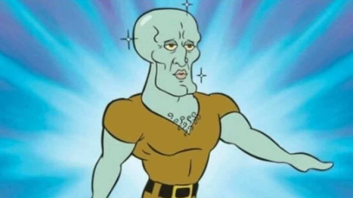 Calamardo cuando se vuelve guapo.