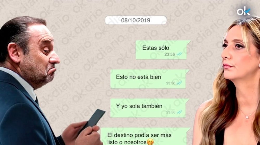 Los whatsapps de Miss Asturias a Ábalos: "¿Me puedes ayudar a que me den un puesto de confianza?"