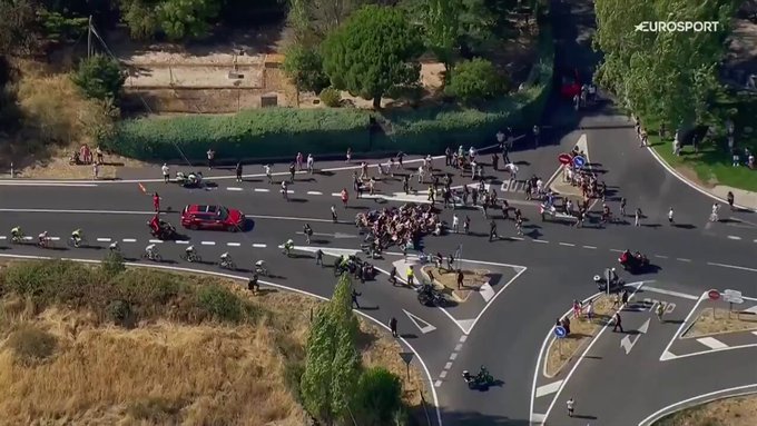 Esto ha pasado en la penúltima etapa de La Vuelta