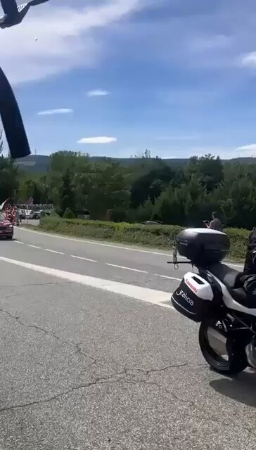 Esto ha ocurrido durante la etapa de la vuelta ciclista a España.