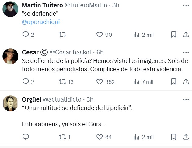 "Se defienden"