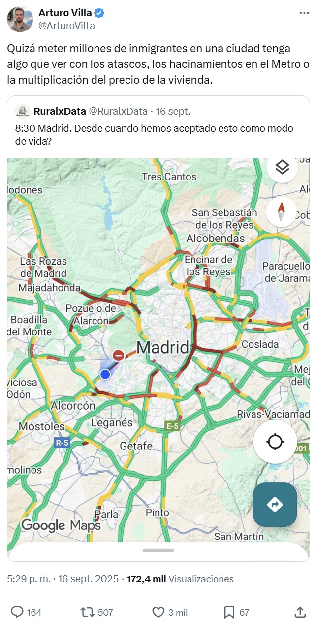 Así estaba el metro de Madrid hace 4 horas.