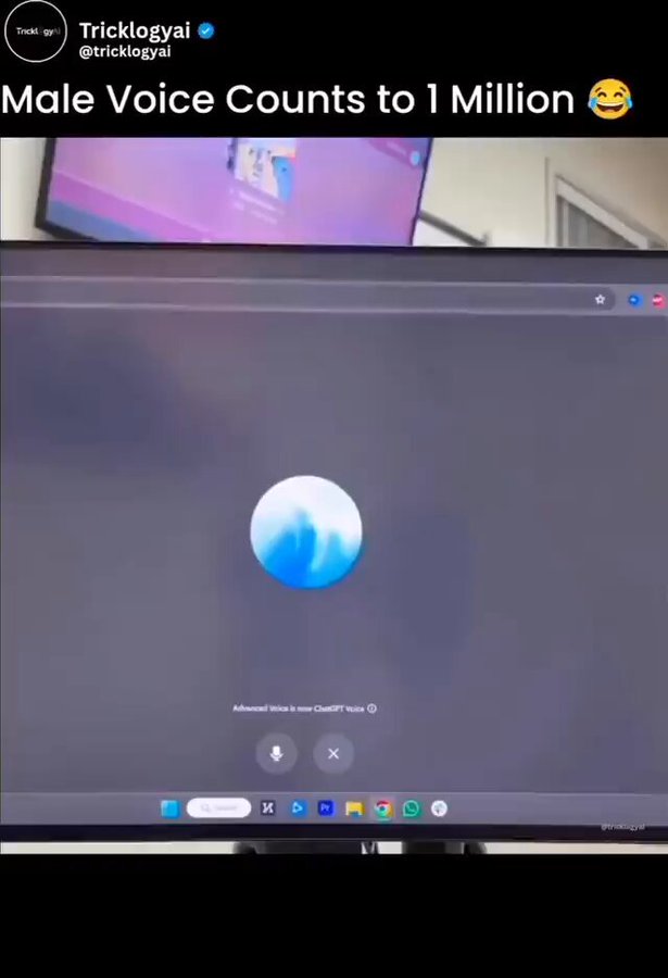 La IA no quiere contar hasta 1.000.000... pero solo si es con voz de mujer.