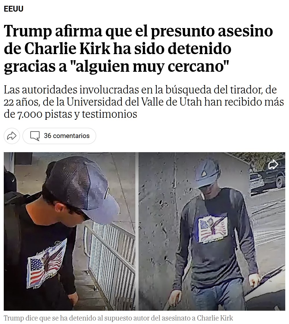 Han pillado al tirador.