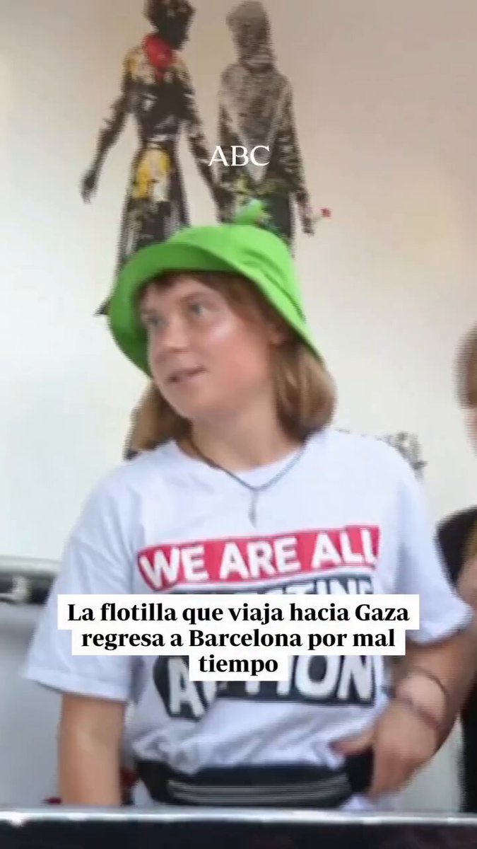 La super-épica flotilla de progresismo que se dirigía a Gaza vuelve a puerto por un poquito de oleaje.