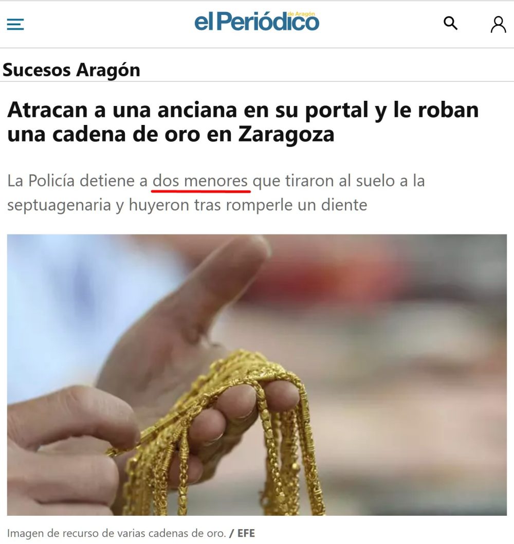 Dos "menores".