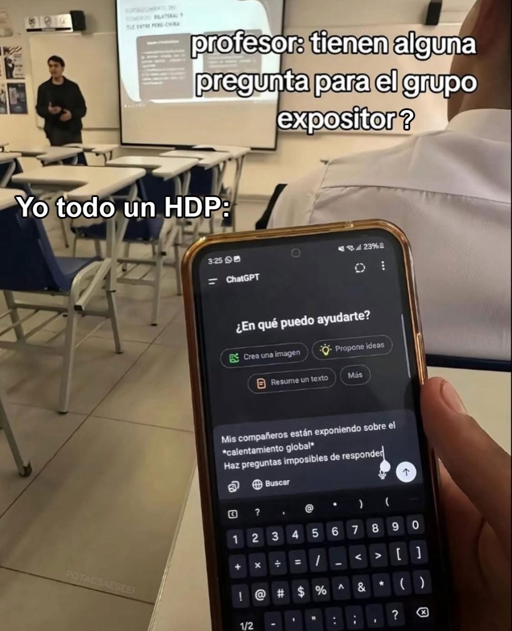 Compañeros de clase colegas.