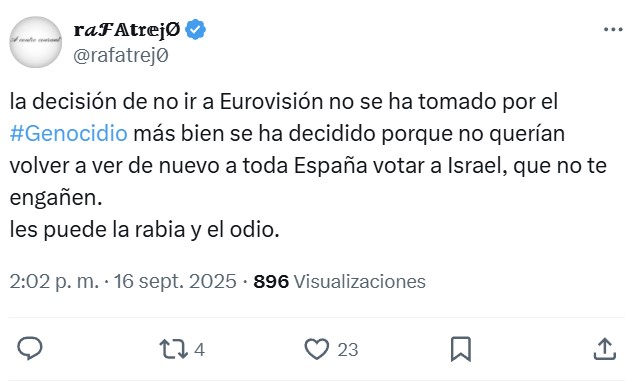 La verdadera razón por la que España no participará en Eurovisión.