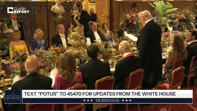 Trump: “Juntos, Estados Unidos y Reino Unido hemos hecho más bien a la humanidad que cualquier otro par de países en toda la historia”.