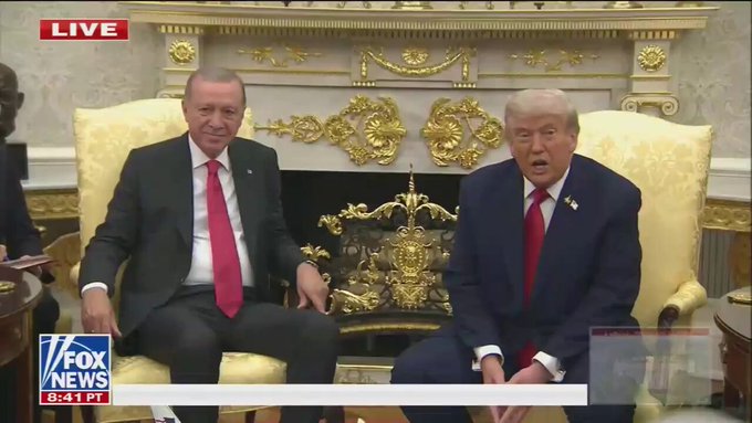 Trump señala a Erdogan mientras habla de elecciones amañadas: "Él sabe sobre elecciones amañadas más que nadie".