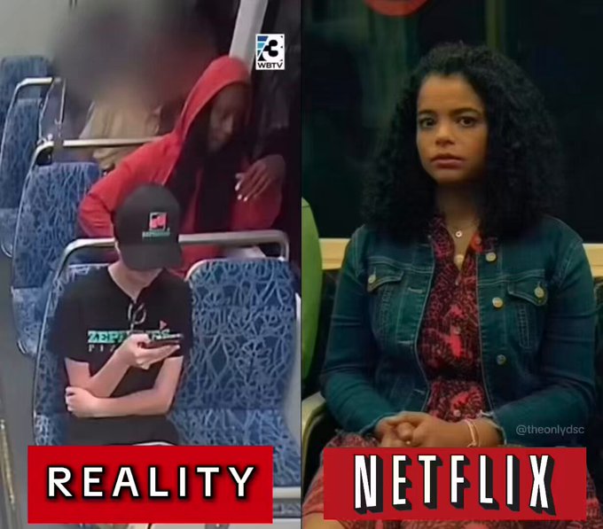 ¿Recordáis cuando Netflix advirtió a las mujeres que tuvieran cuidado con los hombres blancos en el transporte público?