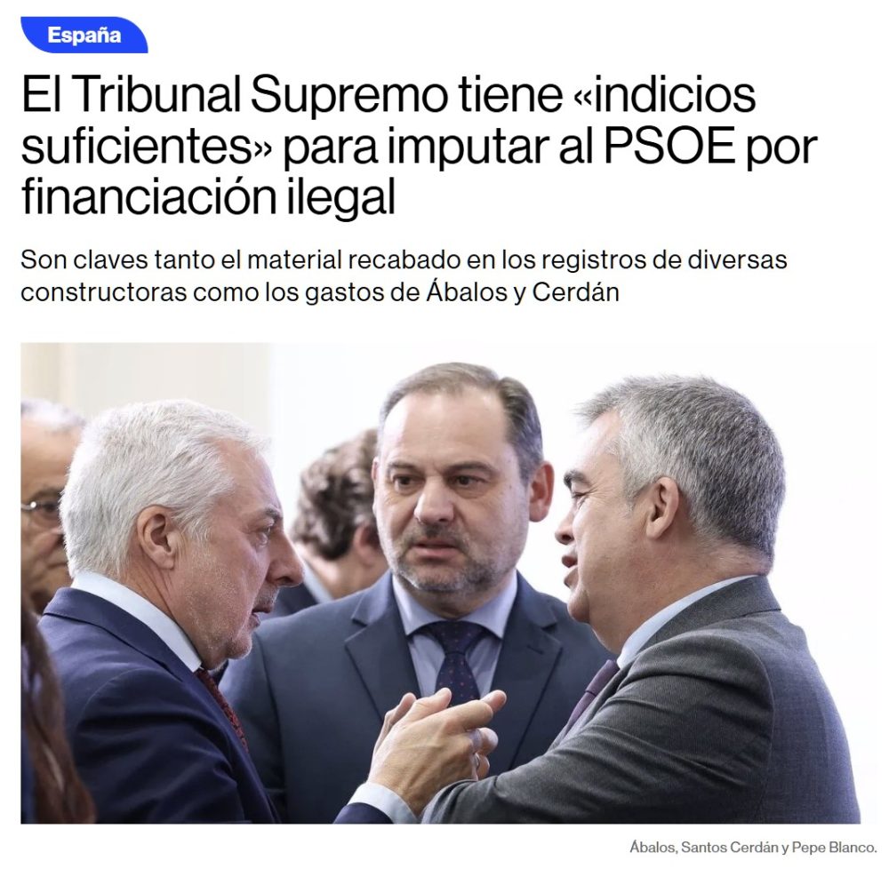 ¿A alguno le sorprendería lo más mínimo la financiación ilegal del PSOE?