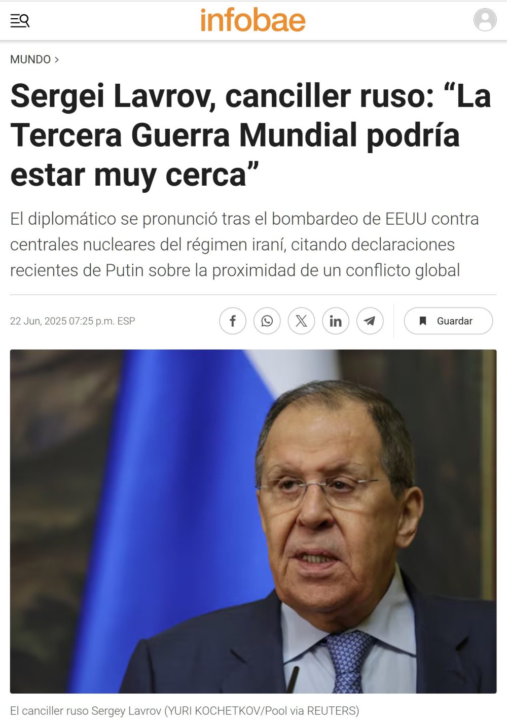 El Secretario General de la OTAN, Rutte: "Verán un flujo constante de armas estadounidenses a Ucrania, pagadas por los aliados"