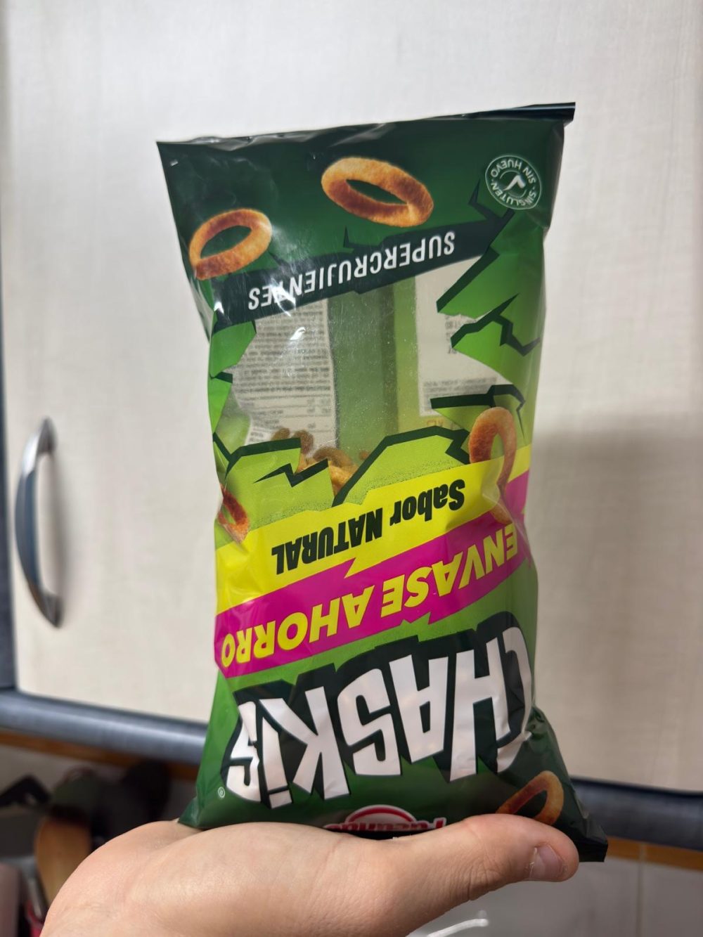 Chaskis "envase ahorro" (ahorro de producto).