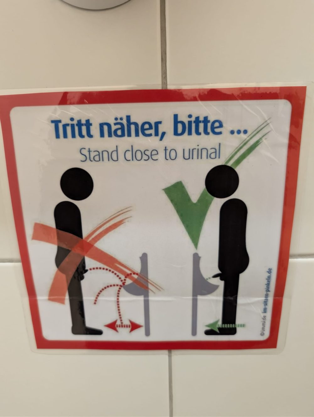 Prohibido micronepes, que salpican.