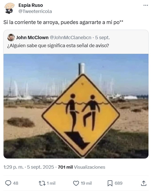 "He dejado a mi hermano solo con el abuelo y me manda esto".